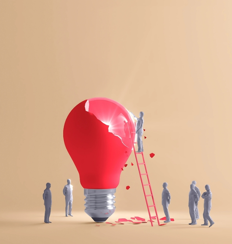 digital agency team working on creative solutions