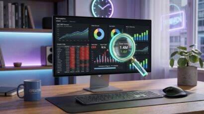 A digital screen displaying accurate blog views checker analytics troubleshooting and fixes.